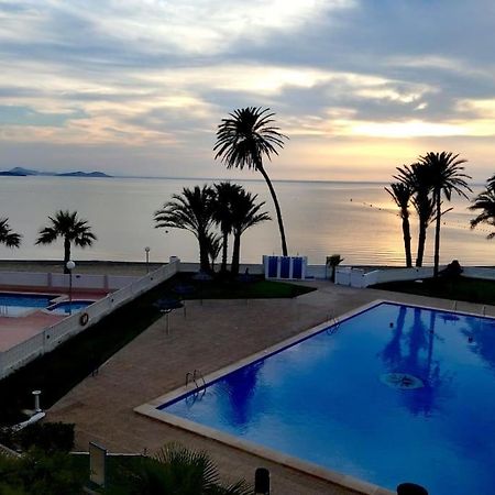 Apartamento En Primera Linea De Playa Murcia Bagian luar foto