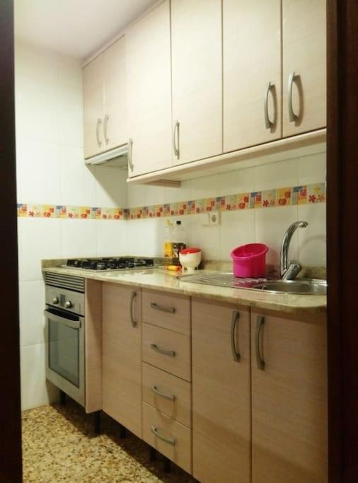 Apartamento En Primera Linea De Playa Murcia Bagian luar foto