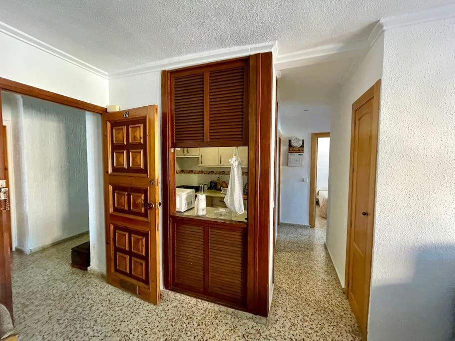 Apartamento En Primera Linea De Playa Murcia Bagian luar foto