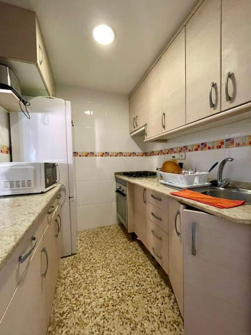 Apartamento En Primera Linea De Playa Murcia Bagian luar foto